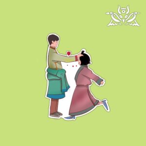 Tibetan Sibling sticker