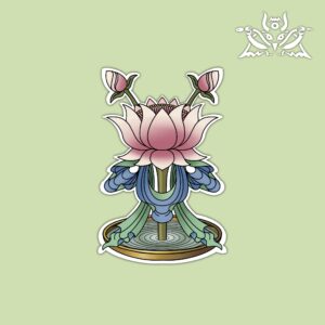 lotus Tashi tagye Stickers